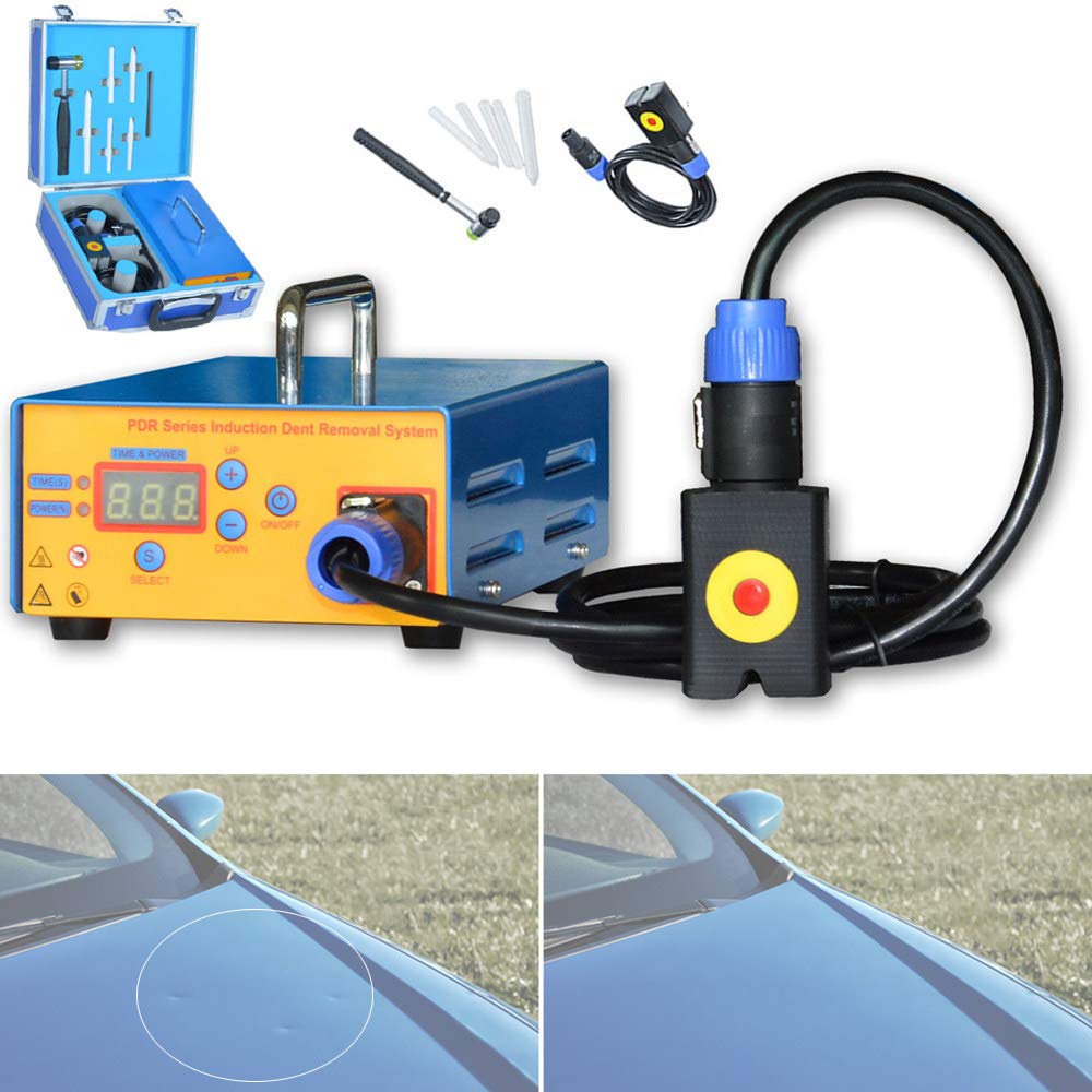 BrightFootBook Dent Puller 1380W Heizung Auto Dellenentferner,Auto Lacklose Dellen Reparatur Handgerät,Metallblech Reparieren Dellen Entferner