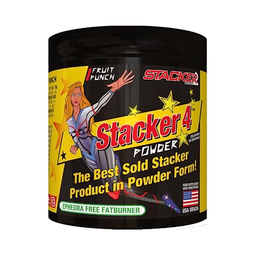 Stacker2 Stacker 4 Powder (50 serv) Fruit Punch
