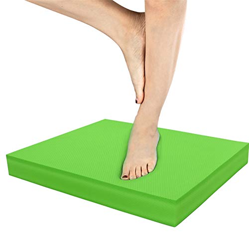 LEDDP Gleichgewichtstrainer Balance Kissen Balance Board Physio Rundes Wackelbrett Balance Trainer Stabilitätsscheibe Massage Balance Board Green,Freesize