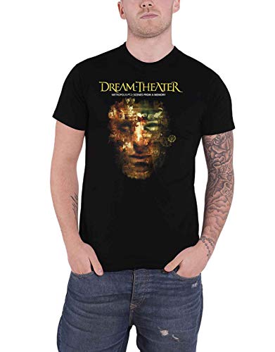 Dream Theater Metropolis SFAM Männer T-Shirt schwarz XXL 100% Baumwolle Band-Merch, Bands