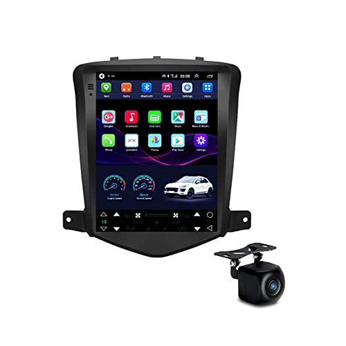 Für Chevrolet Cruze 2008-2015 Android 12 9,7 Zoll Autoradio Radio Media Empfänger GPS Navigation Unterstützung Bluetooth Lenkradsteuerung Spiegel Link USB FM Freisprecheinrichtung + HD Rückfahrkamera