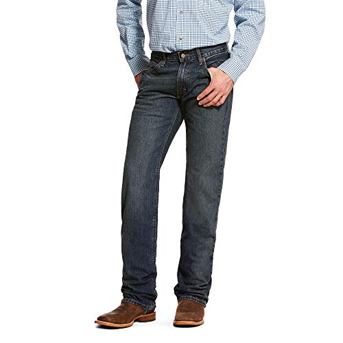 ARIAT Herren M4 Low Rise Boot Cut Jeans, Tabac, 36W / 32L