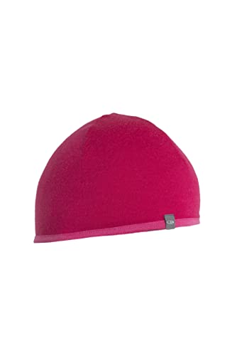 Icebreaker Merino Unisex-Erwachsene Mütze mit Taschenmütze, Wintermütze, Wolle Beanie, Electron Pink/Tempo, One Size