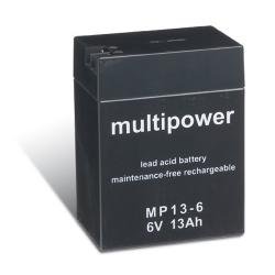 Multipower Bleiakku MP13-6 (6V / 13 Ah), wartungsfrei