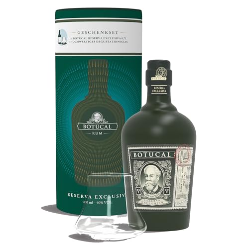 Botucal Reserva Exclusiva Rum Geschenkedition mit 1x Glas, 0,7l, 40%
