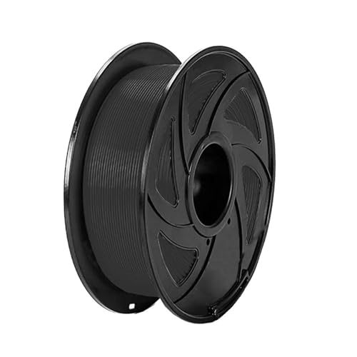 3D-Drucker-Filament 3D-Druck Filament TPU flexibel elastisch Nettogewicht 1000 g 320 m 1,75 mm (Color : Black)