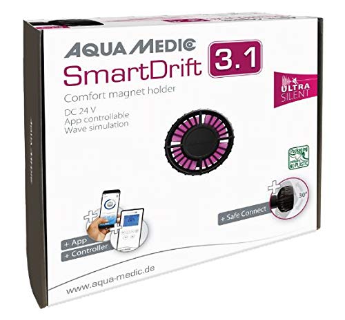 Aqua Medic SmartDrift 3.1 Kompakte „Ultra Silent“ Strömungspumpe, Steuerung über App oder Controller (inkl.)