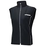 Airtracks Funktions Laufweste Pro/Running Vest/Fahrradweste/Radweste/Leichte Wind Weste - schwarz - L