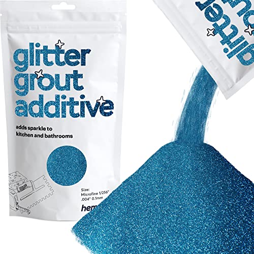 Hemway Glitter Grout Additiv (Microfine 1/256" 0,004" 0.1mm) Grout Tile Additive Fliesen Bad Nassraum Küche - Copper Holographic - 100g