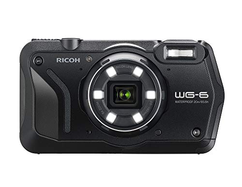 Ricoh »WG-6« Outdoor-Kamera (RICOH Objektiv, 11 Elemente in 9 Gruppen (5 asphärische Elemente), 20 MP, 5x opt. Zoom)