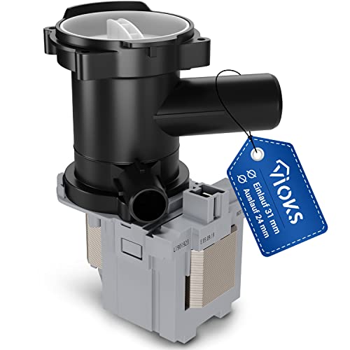 VIOKS Waschmaschine Abwasserpumpe Ersatz für Bosch Laugenpumpe 00145787 & Siemens Laugenpumpe Bosch Wasserpumpe für Waschmaschine Siemens iQ300