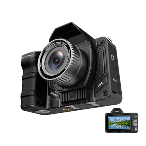 roomoon Digitale 4K SLR WiFi Kamera Nachtsicht Vollfarb-Infrarot 10X Digitalzoom Outdoor Jagdkamera Unterstützung 5G 800M Einfache Installation Einfach zu bedienen