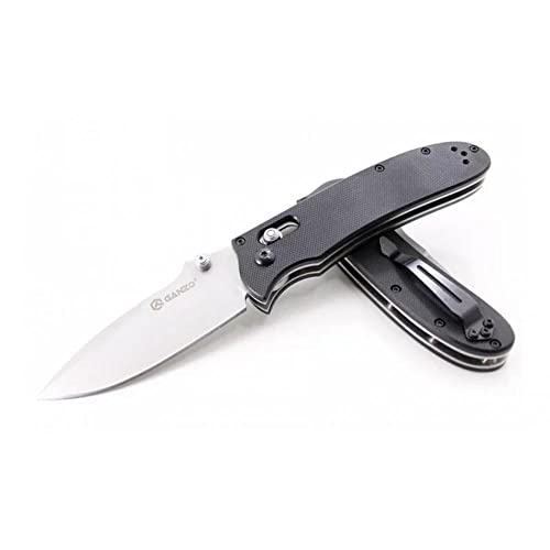 Ganzo G704-BK Messer G704 Grifffarbe: Schwarz - Klingenlänge:8,5cm-Verschlussart:G-Lock-Klingenstahl:440CrostfreierEdelstahl(58-60HRC)