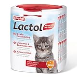 BEAPHAR - Lactol Aufzucht-Milch - Für Kätzchen - Von Geburt An - Muttermilchersatz Mit DHA, Vitaminen Und Mineralien - Unterstützt Gesunde Aufzucht Und Stärkung - 500 g
