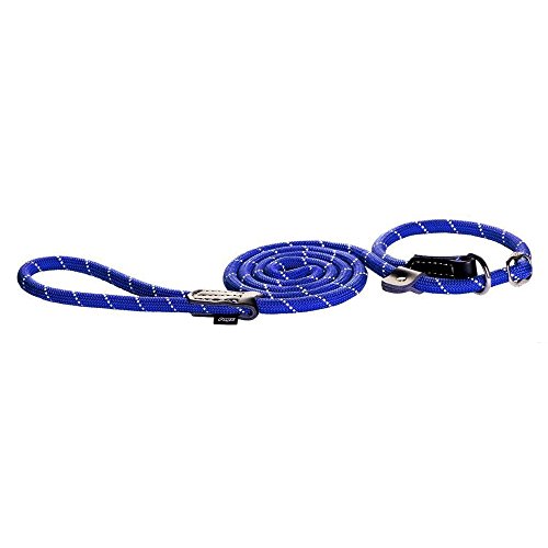 Rogz Rope Line Moxon Lead - Blau - Small - 180 cm / 9 mm