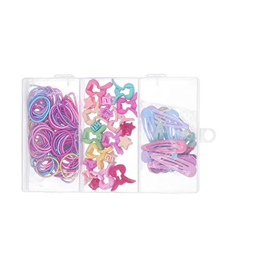 SHUBIAO Set Zubehör Mädchen Clips Farbe Candy Kombination 140/150PC Kopfschmuck Prom Schmuck Sets Silber Schmetterling Haarspangen (Color : A)