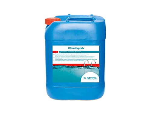 BAYROL Chloriliquide 20 L - Flüssigchlor zur Dauerdesinfektion von Poolwasser - ideal für automatische Dosiersysteme - hochwertiges flüssiges Konzentrat Basis von anorganischem Chlor