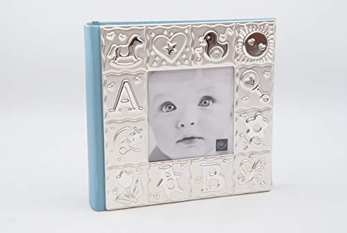 Mascagni Rahmen Album Baby Blau Grindy für 100 Fotos 10 x 15