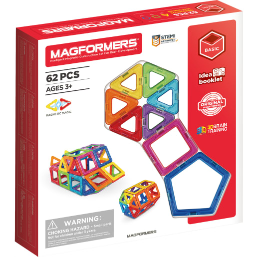 Magformers | Standard Set | 62-teilig | Magnetspiel