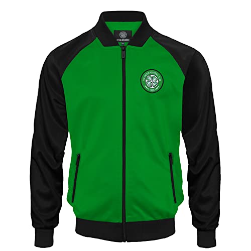 Celtic FC - Herren Trainingsjacke im Retro-Design - Offizielles Merchandise - Geschenk für Fußballfans - S