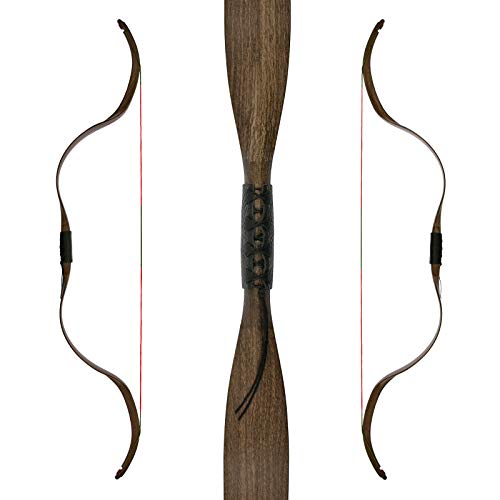 Drake Mongolia Bow - 48 Zoll - 18-30 lbs - Reiterbogen (30 lbs, Dark Wood)
