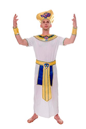 dressmeup Dress ME UP - L201/M-024C Kostüm Faschingskostüm Herren Herrenkostüm Pharao Ägypter Ramses Mumie Gr. S / M L201