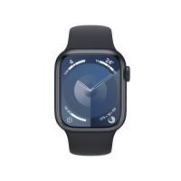 Apple Watch Series 9 (GPS) 41mm Aluminiumgehäuse mitternacht, Sportband mitte...