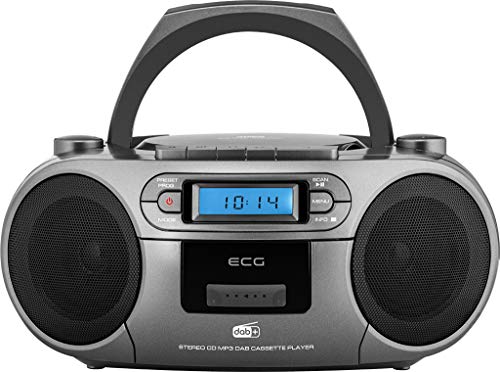 ECG CDR 999 DAB DAB+ / FM-Radio mit CD/Kassetten-Player
