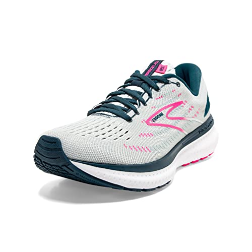 Brooks Damen Glycerin 19 Laufschuh, Ice Flow Navy Pink, 38.5 EU