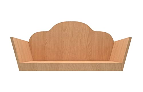 Generiq Katzen-Sofa-Bett Spielzeug Möbel Zubehör (braun)