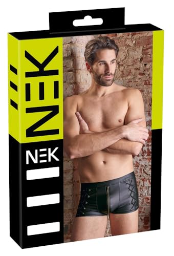 NEK: Mattlook-Zip-Pants, schwarz (M)