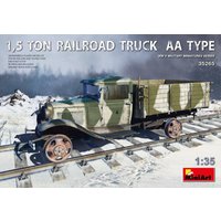 MiniArt 35265 1,5 Ton Railroad Truck AA Type Modellbausatz, verschieden