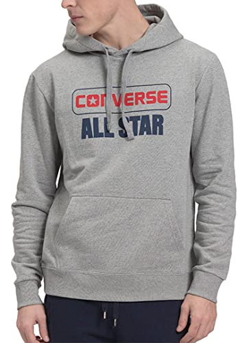 Converse Herren All Star Hoodie Sweatshirt 10023305 grau, Bekleidungsgröße:XL