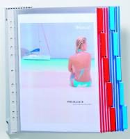 DURABLE Wand-Sichttafelsystem Wandhalter Mit 10 Tafeln DIN A4 Mehrfarbig