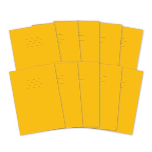 Hamelin Übungsbuch, A4, 8 mm, liniert mit Rand, 48 Seiten,gelb, (10er Pack)