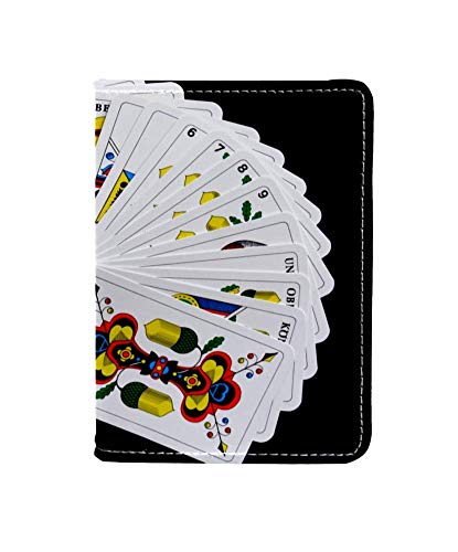 Kartendeck Leder Reisepasshülle Reisebrieftasche Organisieren Sie Reisepass und Kreditkarten 11.5x16.5cm