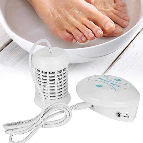 Fußbad Spa, Mini Detox Maschine Fuß Spa Bad Stressabbau Zelle Entgiftungsinstrument, zur Entspannung für strapazierte Füße Heimgebrauch(EU)