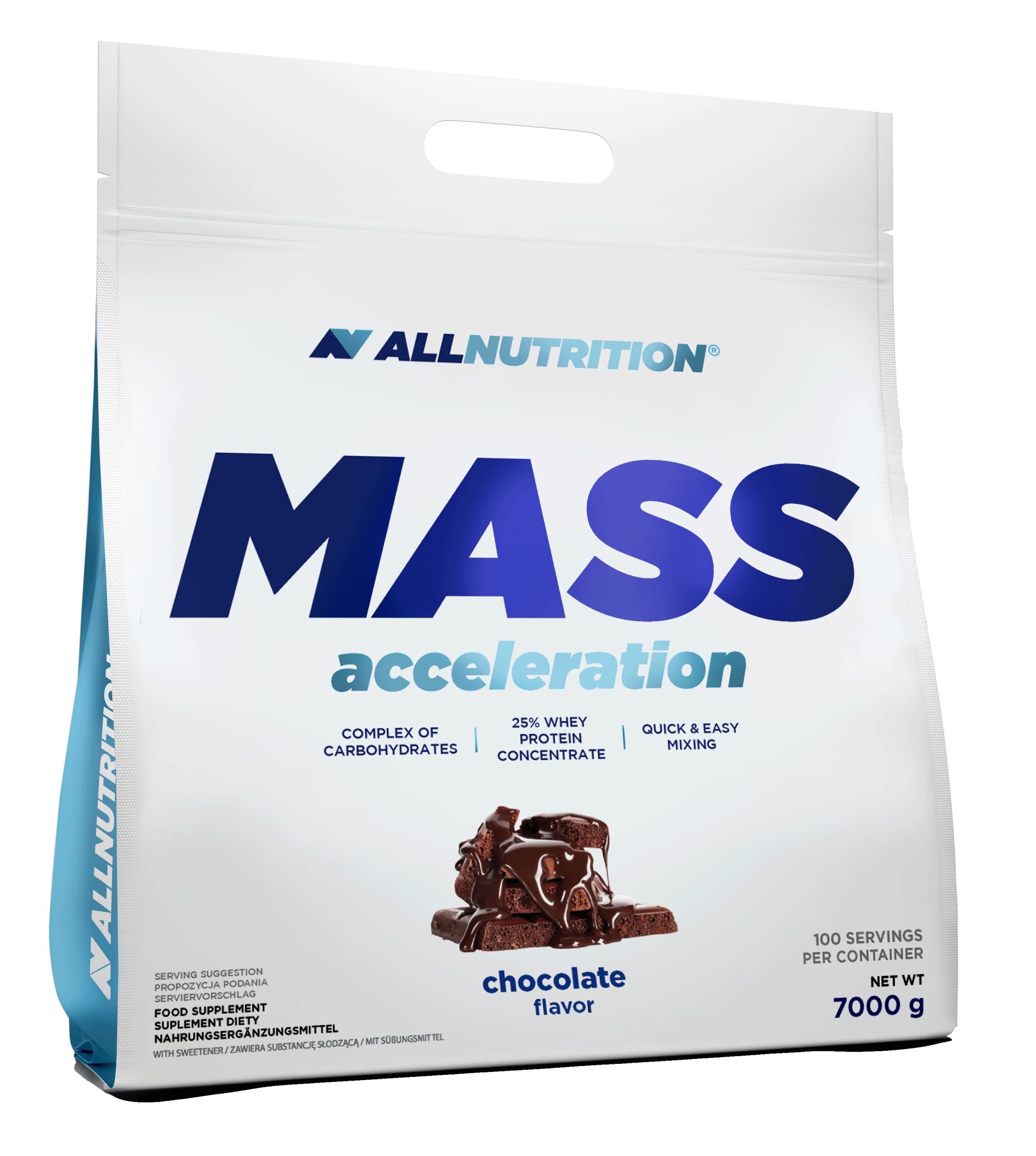 Allnutrition Mass Acceleration, Chocolate - 7 kg