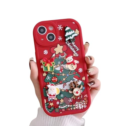 KOGORA iPhone 13 hülle Neujahrsgeschenke Frohe Weihnachtskoffer Für Telefon 15 14 Pro Max 13 12 11 Pro Max Xs Xr X Cover-für Telefon Xr-7