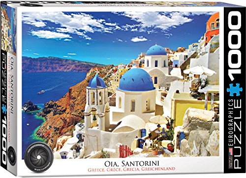 empireposter Oia Santorini Griechenland - 1000 Teile Puzzle Format 68x48 cm