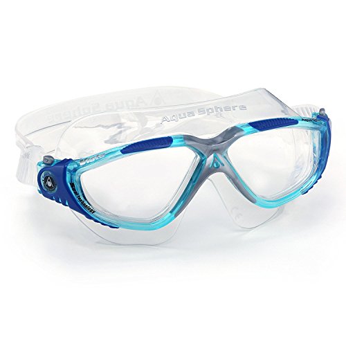 Aqua Sphere Vista Schwimmbrille - Klare Gläser - Ausgezeichnet zum Schwimmen und für andere Wassersportarten geeignet