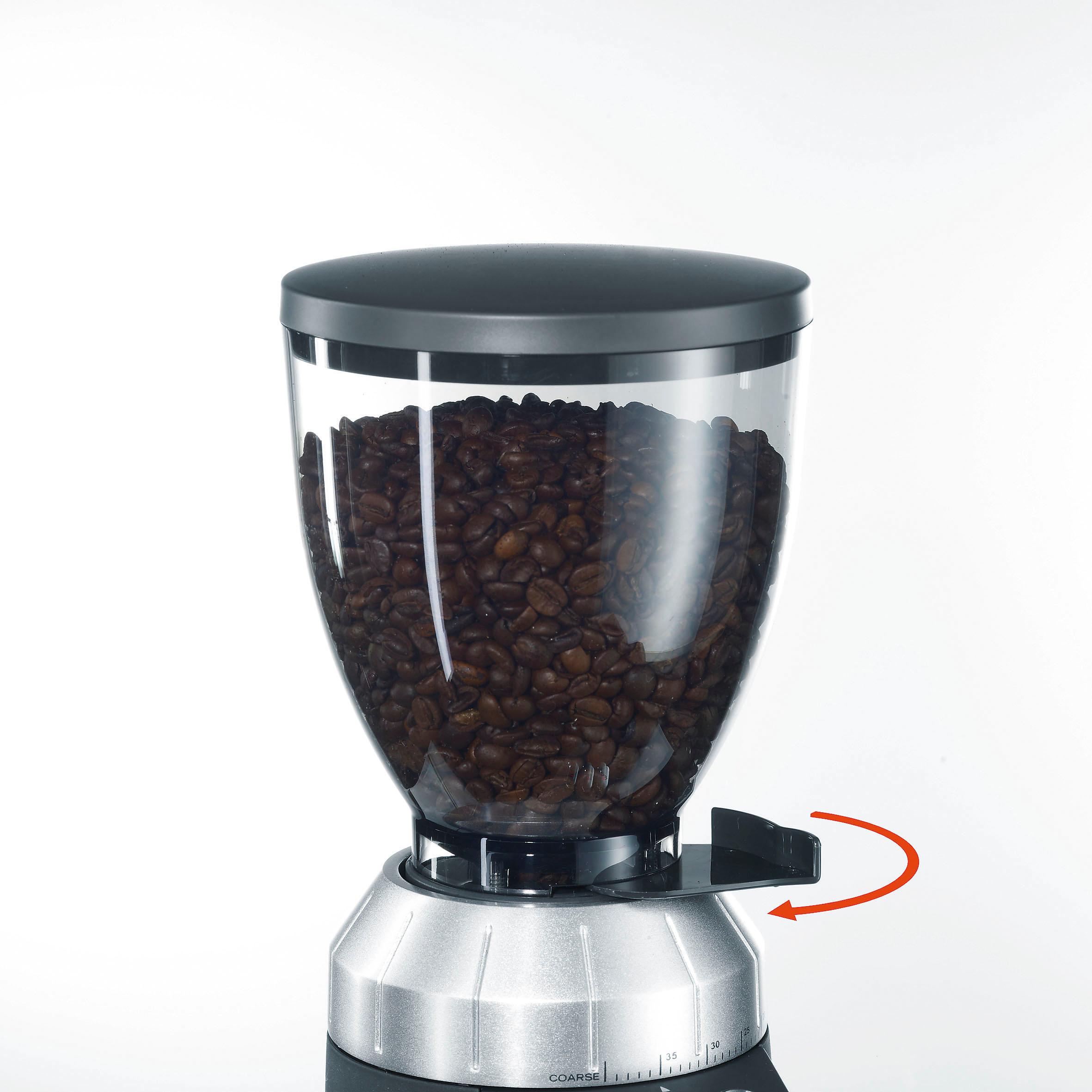 Graef Kaffeemühle "CM 800, silber", 120 W, Kegelmahlwerk, 350 g Bohnenbehälter 2