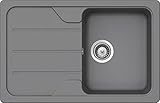 SCHOCK Küchenspüle 78 x 50 cm Formhaus D-100S Croma - CRISTALITE Granitspüle ab 45 cm Unterschrank-Breite