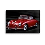 Premium Textil-Leinwand 45 x 30 cm Quer-Format Porsche 356 A - Bj. 1959 | Wandbild, HD-Bild auf Keilrahmen, Fertigbild auf hochwertigem Vlies, Leinwanddruck von Wolf Kloss