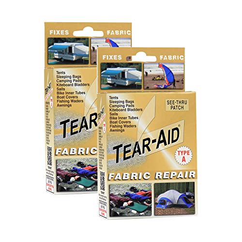 Tear-Aid Stoffreparatur-Set, Goldbox, Typ A, 2 Stück