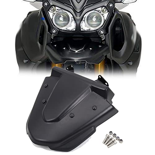 Für Yamaha XT1200Z XT 1200 Z Super Tenere 1200 2010-2018 2019 2020 2021 Vorderer Schnabel Motorrad Rad Fender Nase Verlängerungsabdeckung Schmücken (Color : Black)