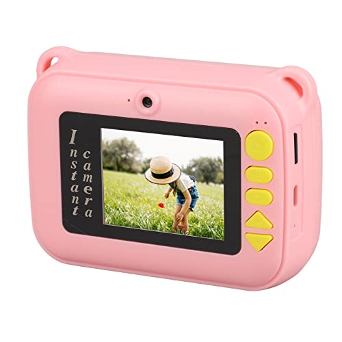 LBEC Kinderkamera-Spielzeug-Touchscreen Sofortiger realistischer Druck Bunte Outdoor-Digitalkamera für Rosa