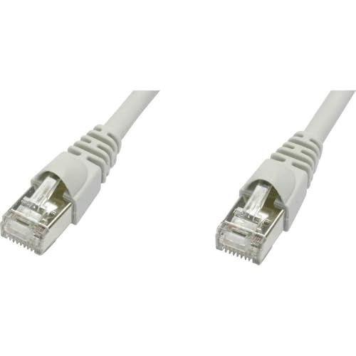 Telegärtner - Patch-Kabel - RJ-45 (M) bis RJ-45 (M) - 10 m - FTP - CAT 5e - Grau