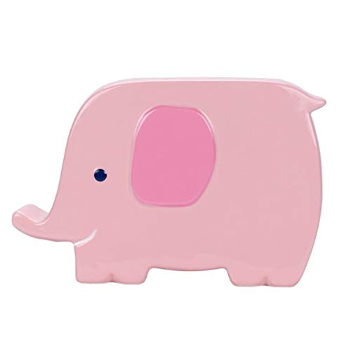Pearhead 97150 Beste Freunde keramische Andenken Bank, Elefant, rosa