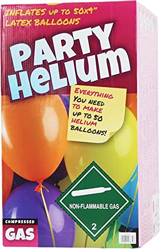 Trendmile Premium Ballongas XL für bis zu 50 Luftballons à 23cm - Helium Gas Zylinder Balloons